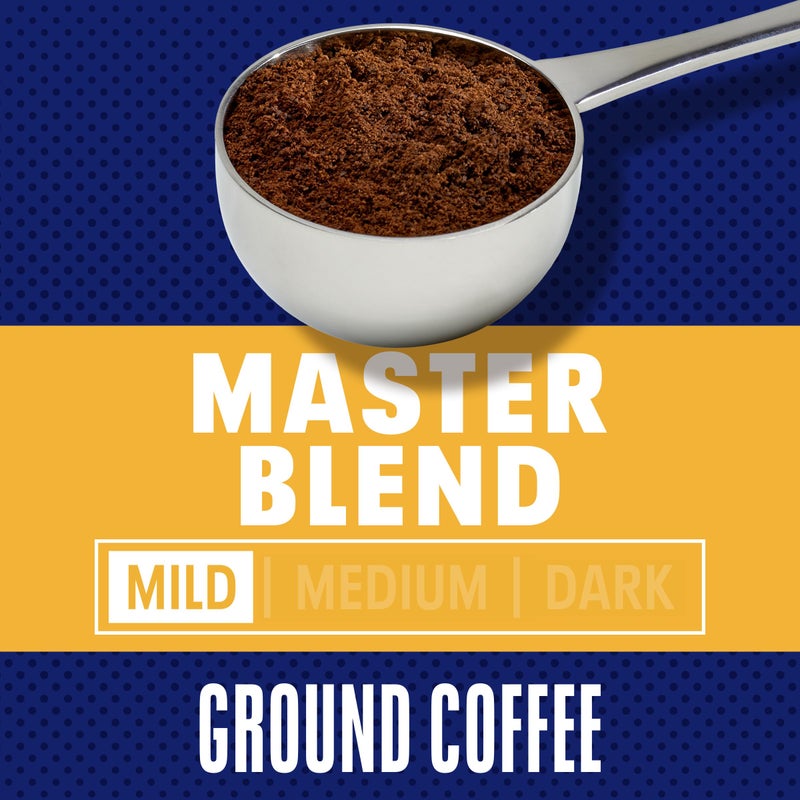 Maxwell House Master Blend Light Roast Ground Coffee (11.5 oz Canister) - Image 2